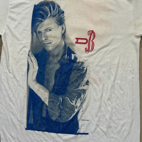 Vintage 80s David Bowie The Glass Spider Tour Concert T-Shirt Size Large - Picture 2 of 6